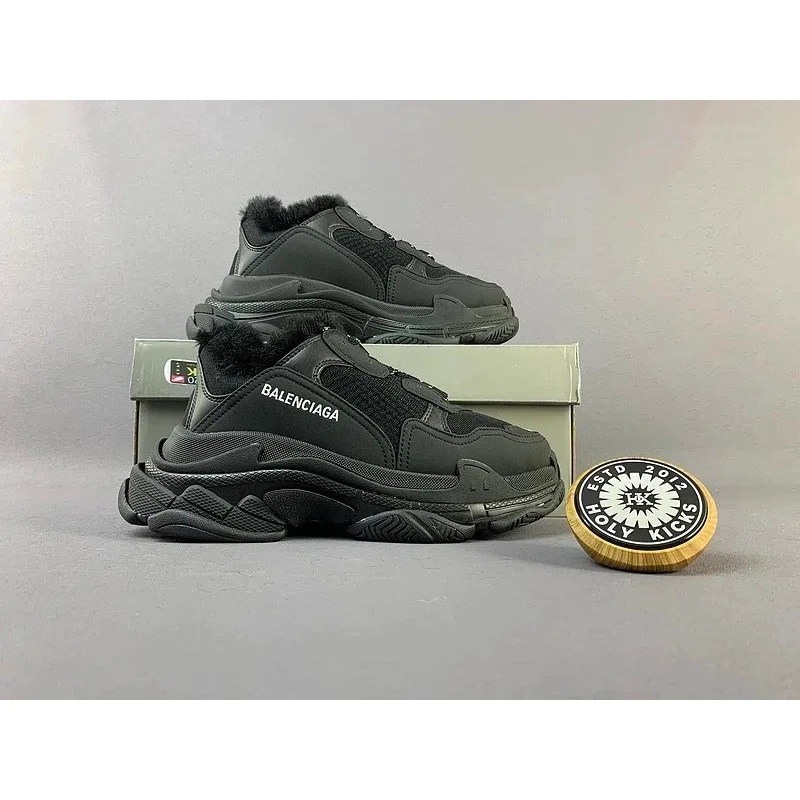 Balenciaga Balenciaga Triple S Black Sneakers Black - 1