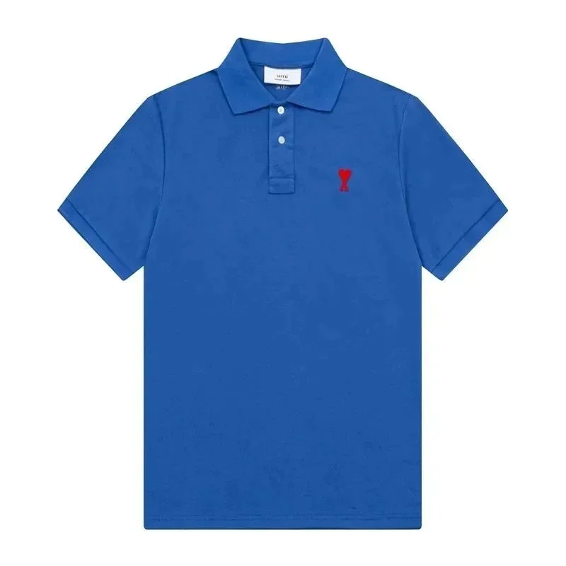 Acne Studios Acne Studios Face Polo Shirt Blue Solid Men Blue - 1