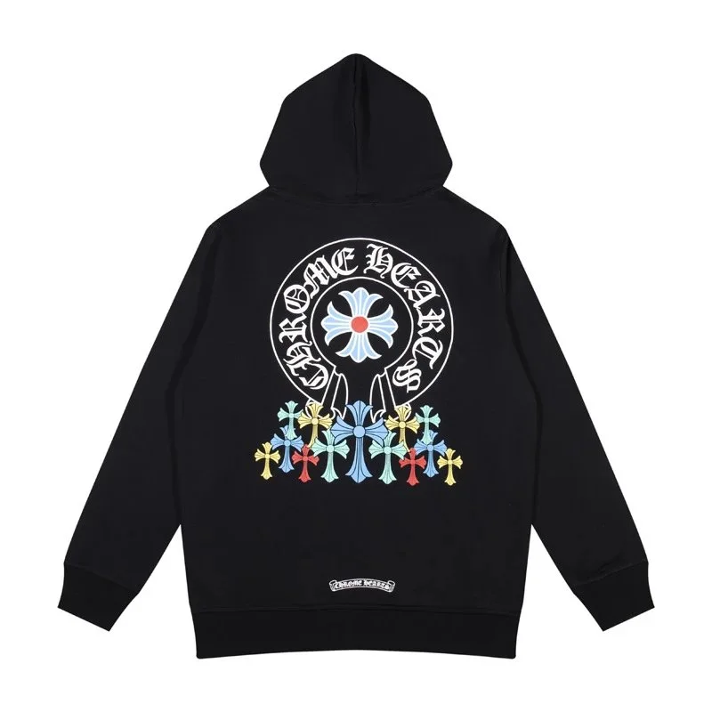 Chrome Hearts Chrome Hearts Floral Cross Hoodie Black Black - 1
