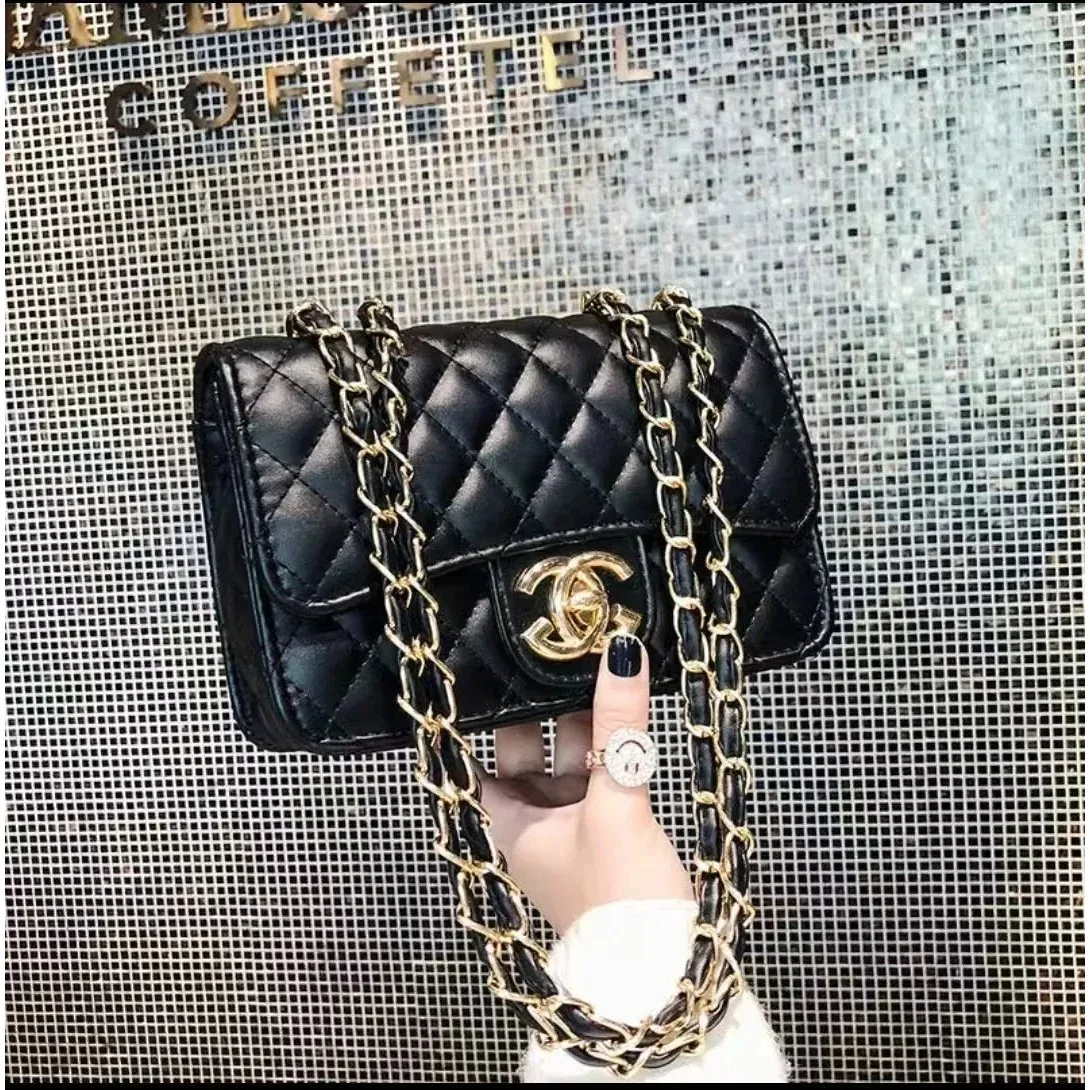 Chanel Classic Flap Black Leather Shoulder Bag