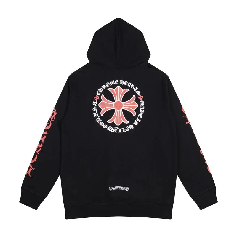 Chrome Hearts Chrome Hearts Black Cross Hoodie Black - 1