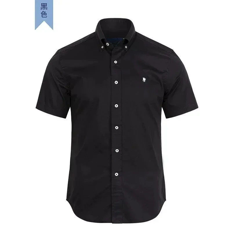Polo Ralph Lauren Black Short-Sleeve Button-Up Shirt Black - 1