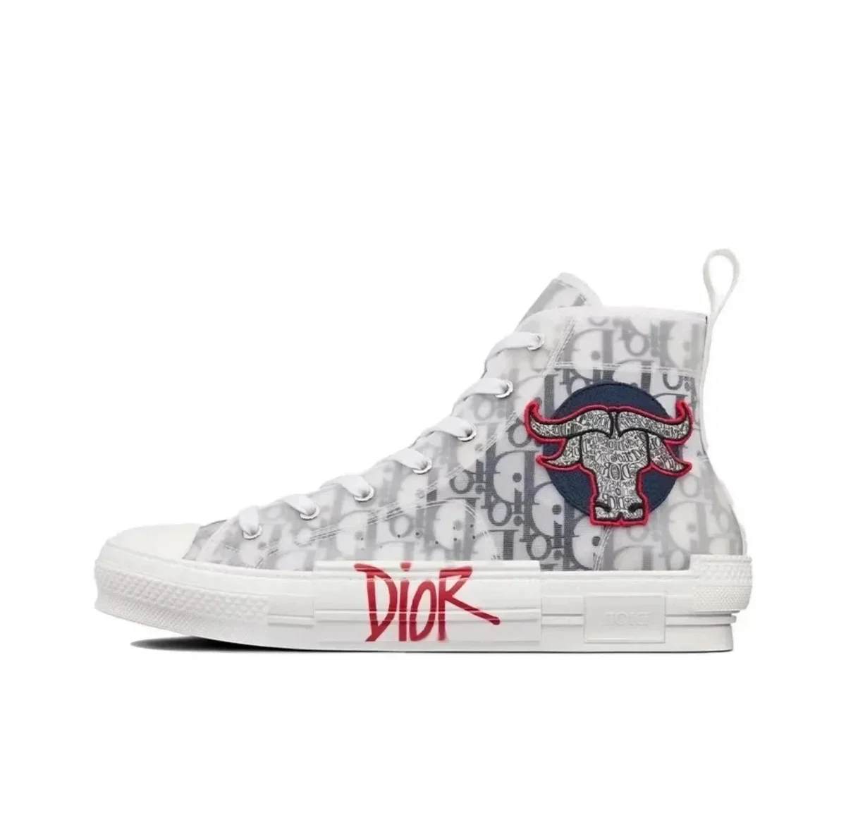 Dior Dior Book Tote Bull Sneaker White White - 1