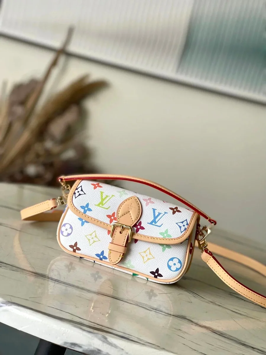 Louis Vuitton Mehrfarbiges Mini-Baguette mit Monogramm