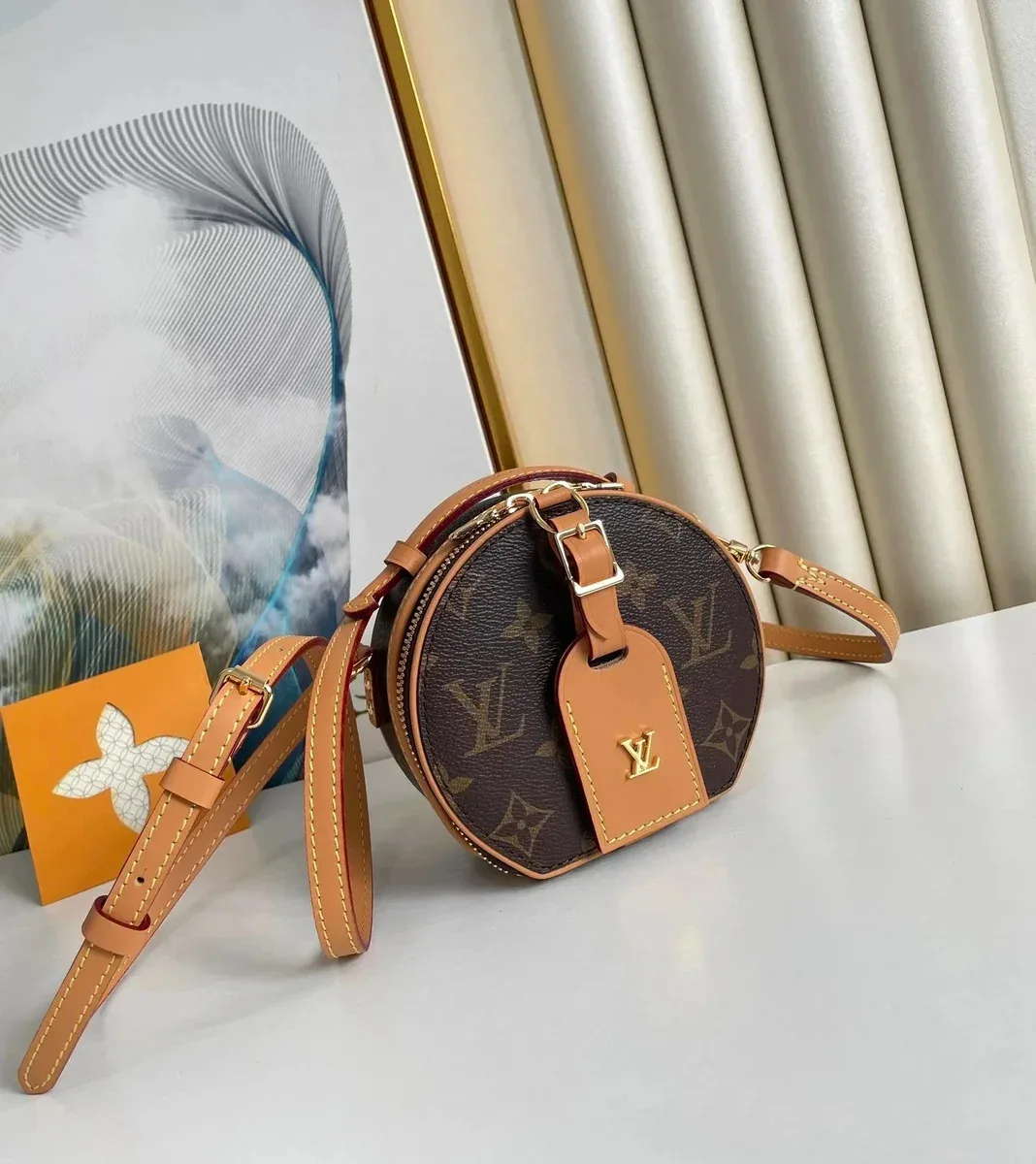 Louis Vuitton Louis Vuitton Monogram Round Bag Brown