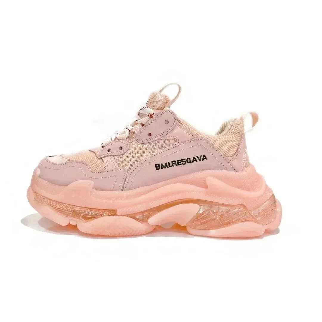 Balenciaga Balenciaga Triple S Pink Platform Sneakers Pink - 1