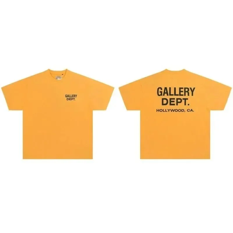 Gallery Dept. Gallery Dept. Yellow 'Hollywood, CA' T-Shirt Yellow - 1