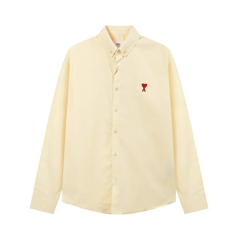 Acne Studios Acne Studios AM1061 Yellow Button-Down Shirt Yellow - 1