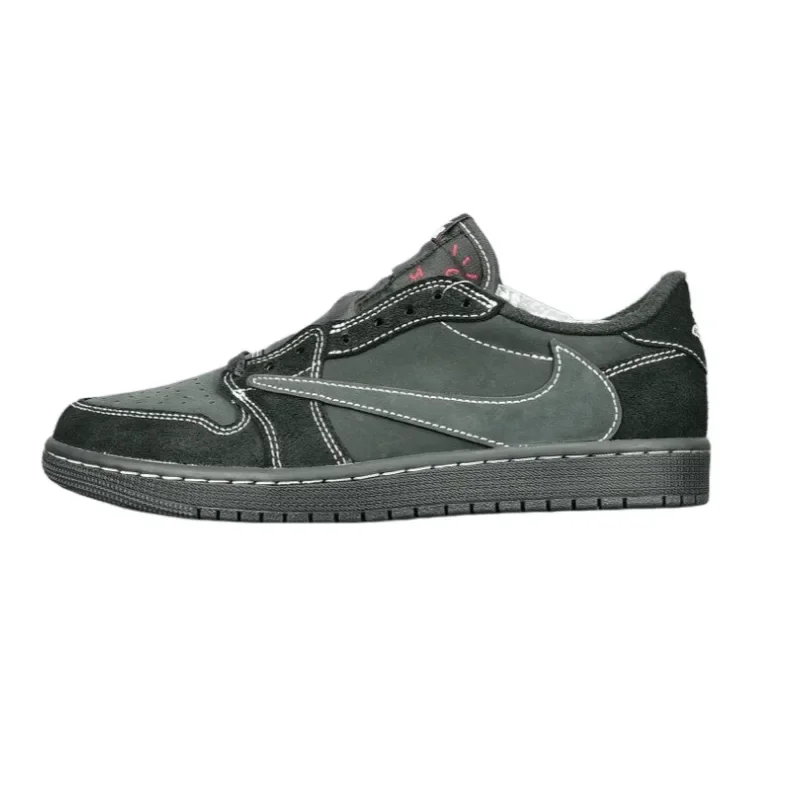 Jordan Nike Air Jordan 1 Low Black/White Sneakers Black - 1