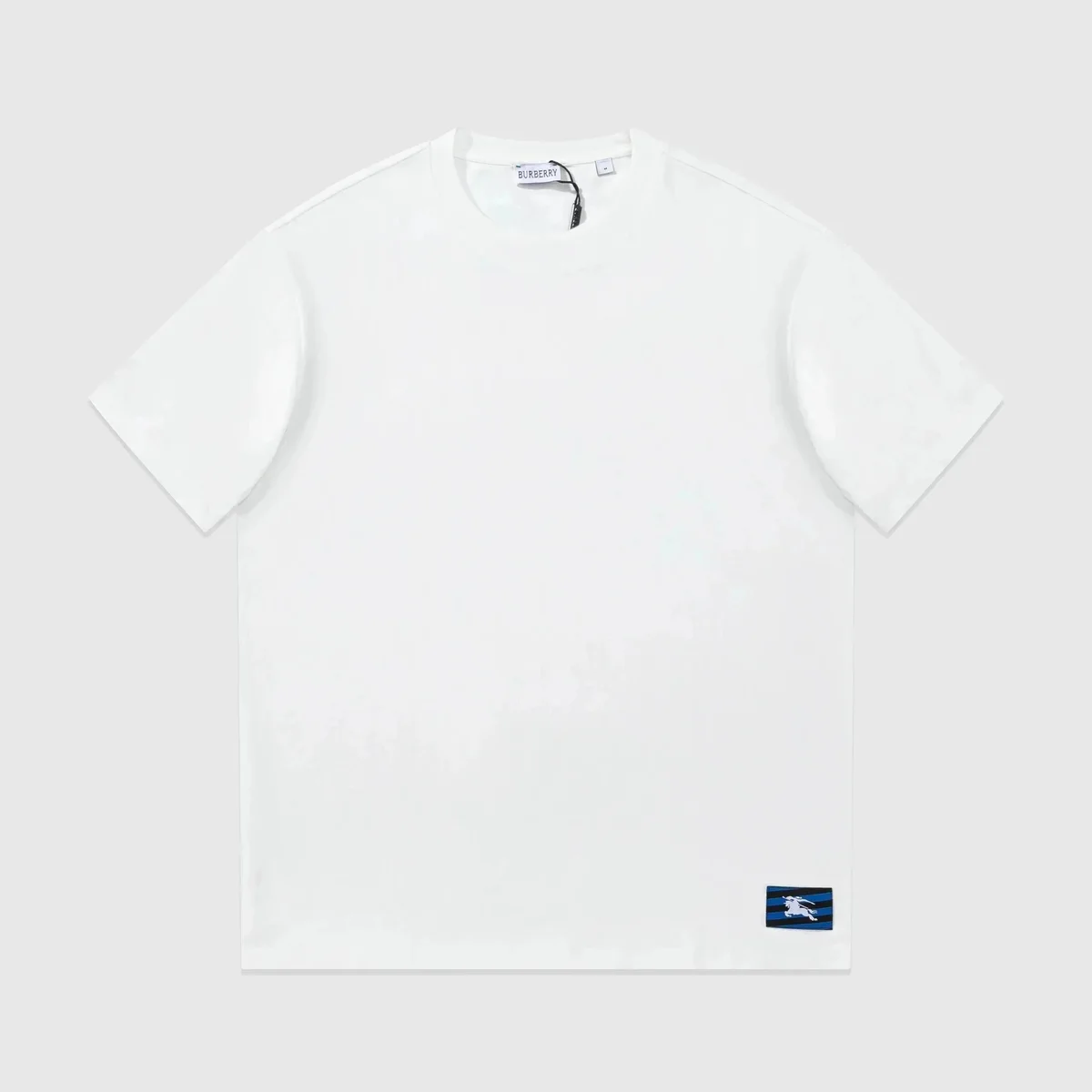 Burberry Burberry White Solid T-Shirt White - 1