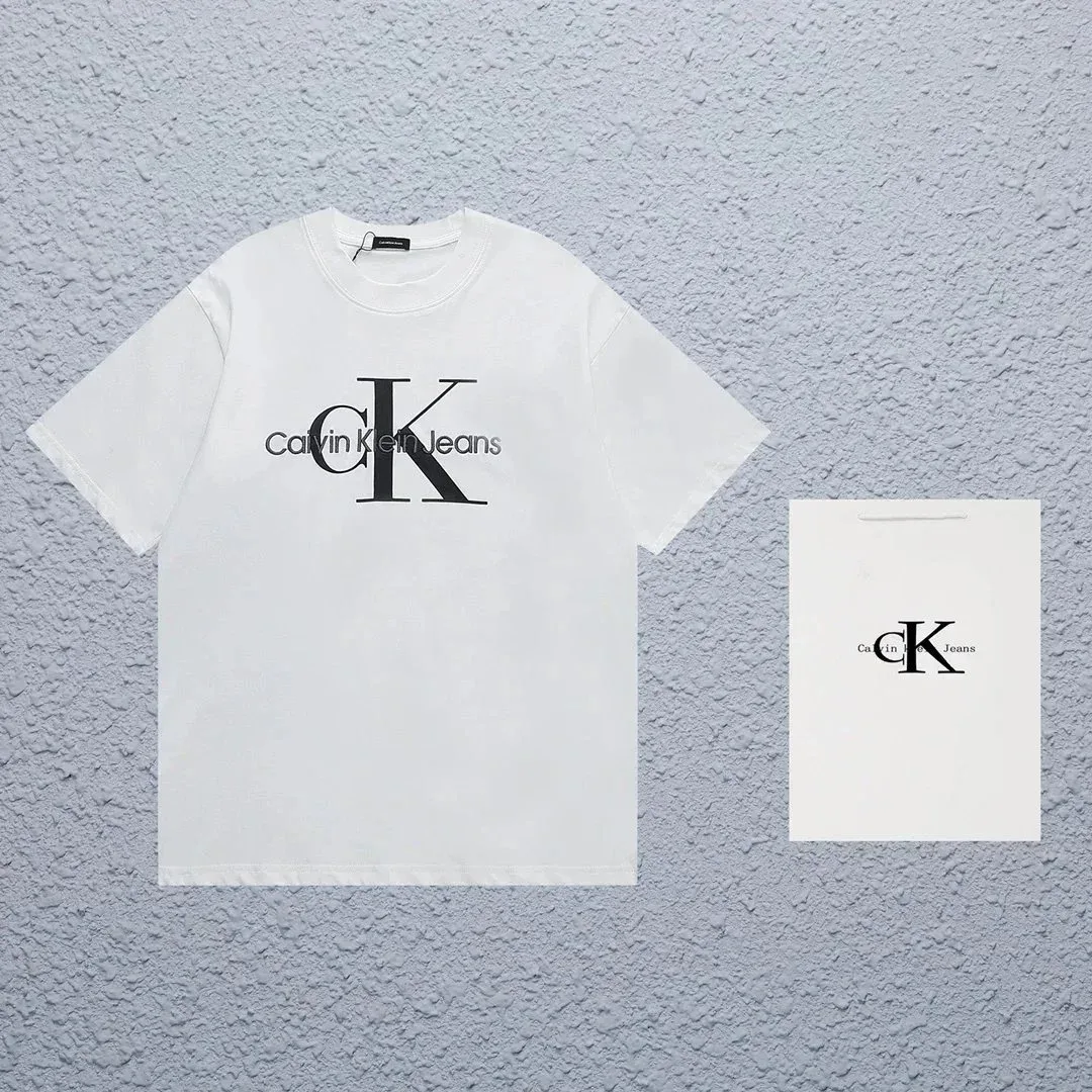 Calvin Klein Calvin Klein White CK Logo T-Shirt White - 1