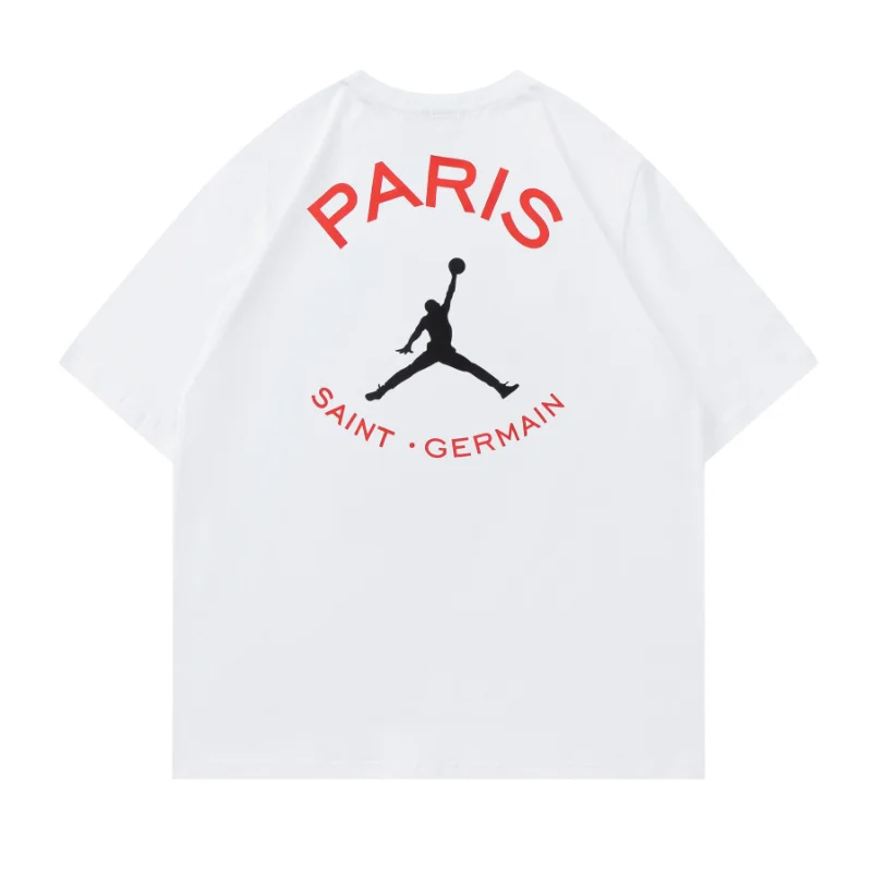 Jordan Nike Air Jordan 1 Paris Saint Germain White T-Shirt White - 1