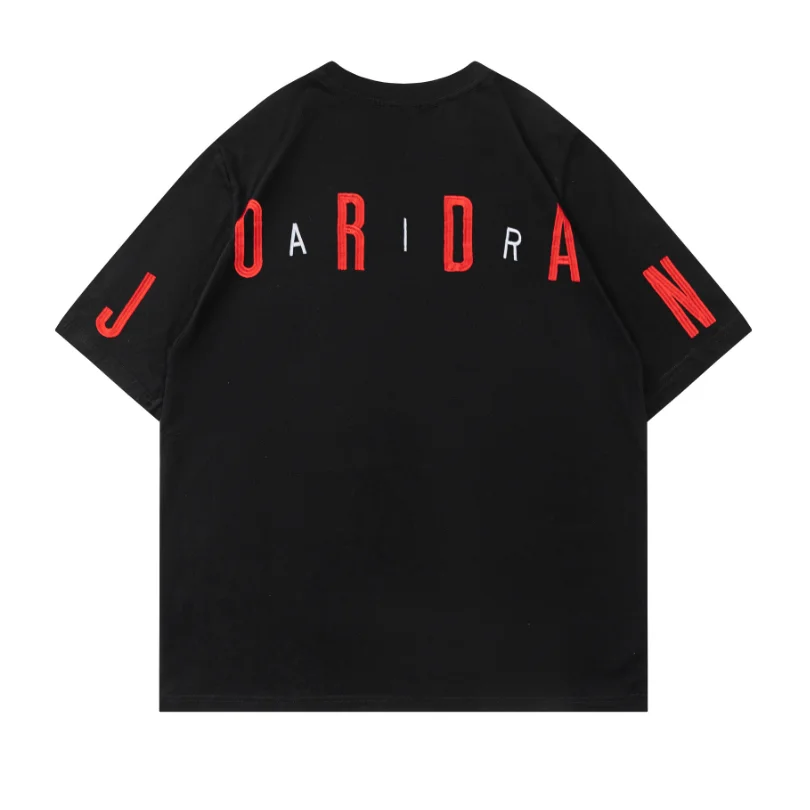 Jordan Nike Air Jordan Black Red T-Shirt Black - 1