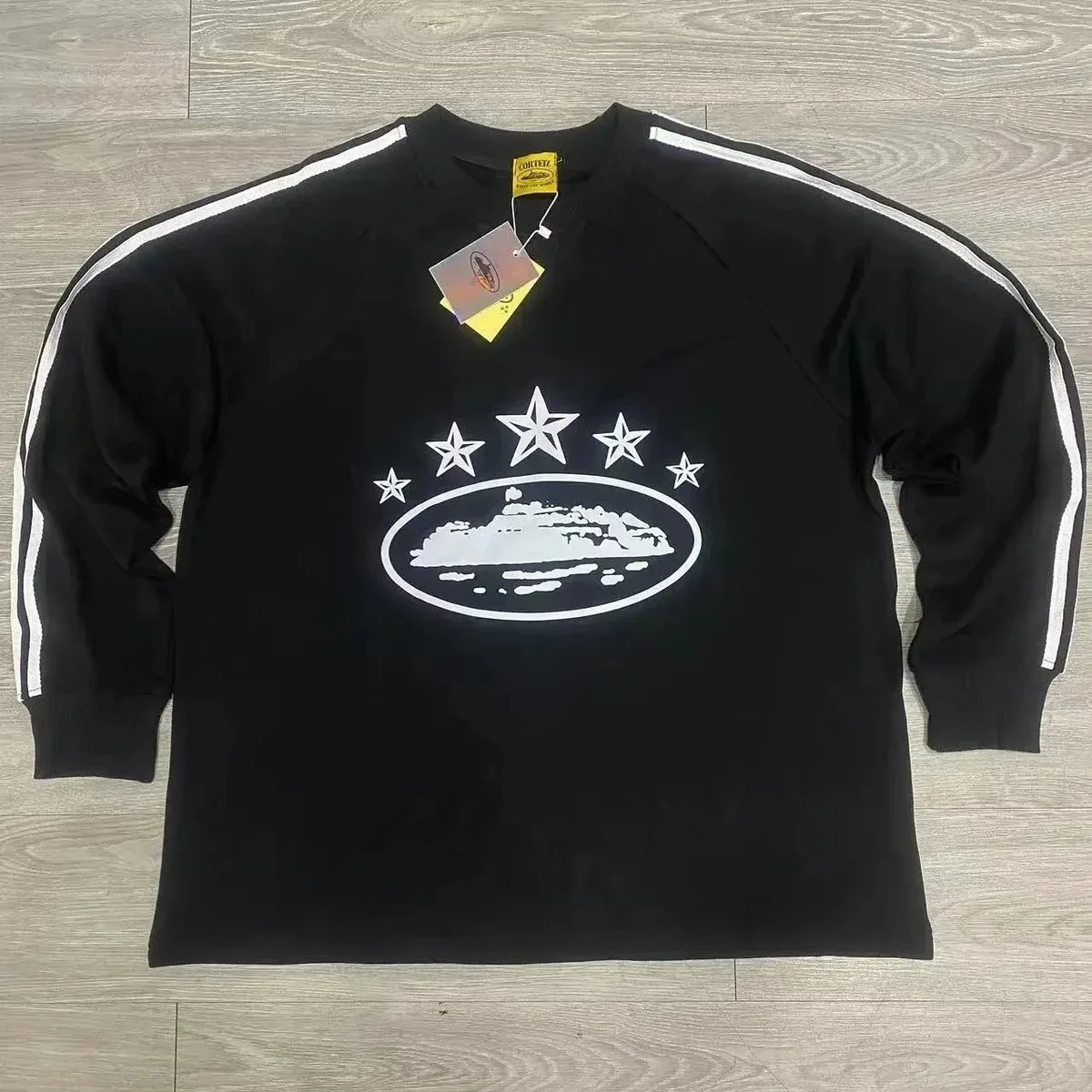 Corteiz Corteiz RTW Long Sleeve T-Shirt Black Black - 1