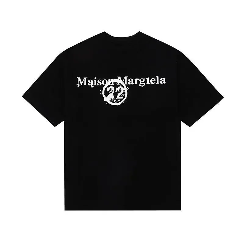 Maison Margiela Maison Margiela Black Logo T-Shirt Black - 1