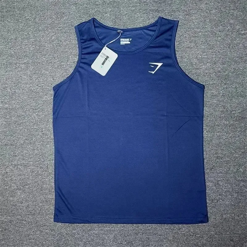 Gymshark Navy Blue Gymshark Tank Top Solid Men's Underwear Navy - 1