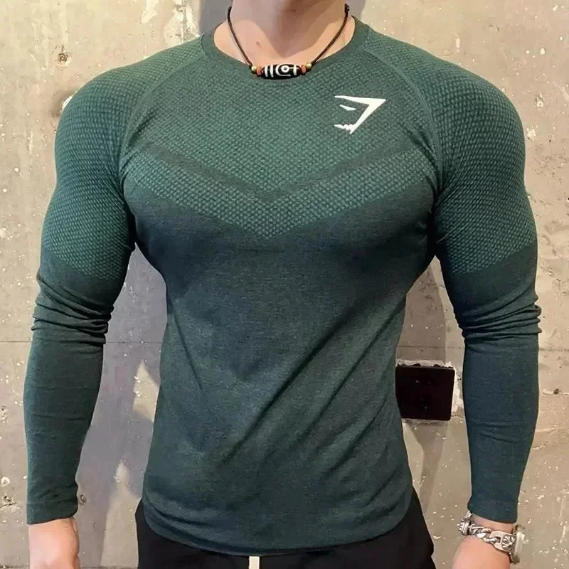 Gymshark Gymshark Long Sleeve T-Shirt Green Green
