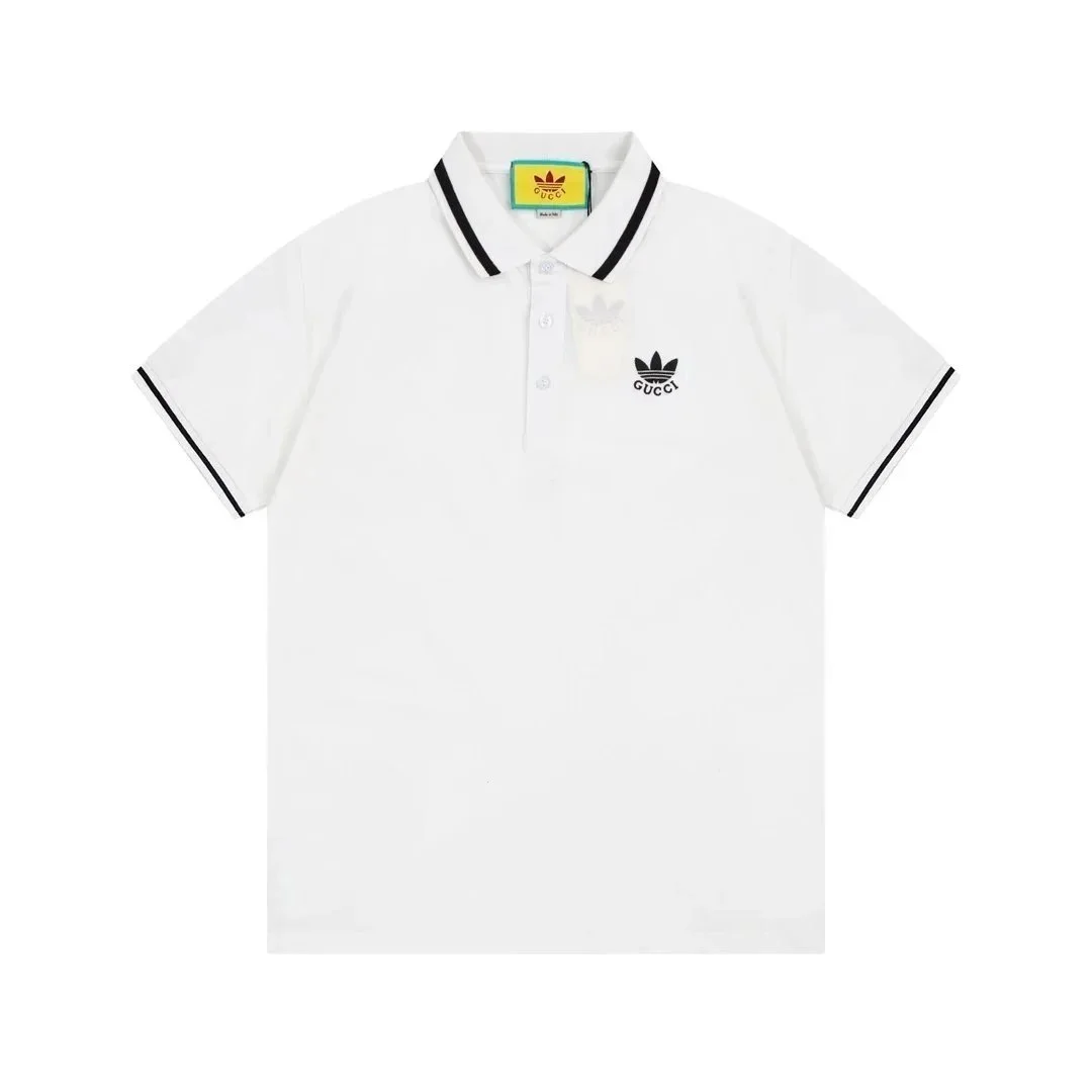 Gucci Gucci White Polo Shirt with Black Trim White - 1