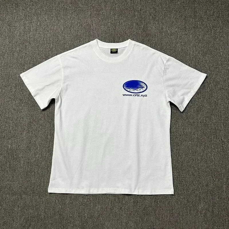 Other White Graphic T-Shirt with Blue Logo White - 1