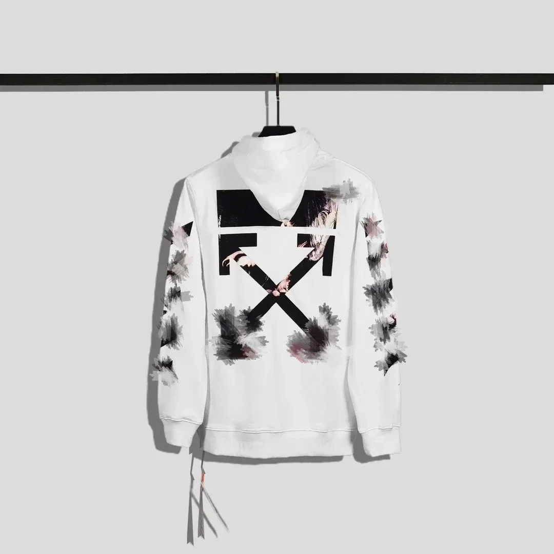 Off-White Off-White Out Of Office White Hoodie with Graphic Print White - 1