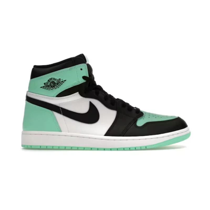 Jordan Nike Air Jordan 1 Black/Mint Green Sneakers Green - 1