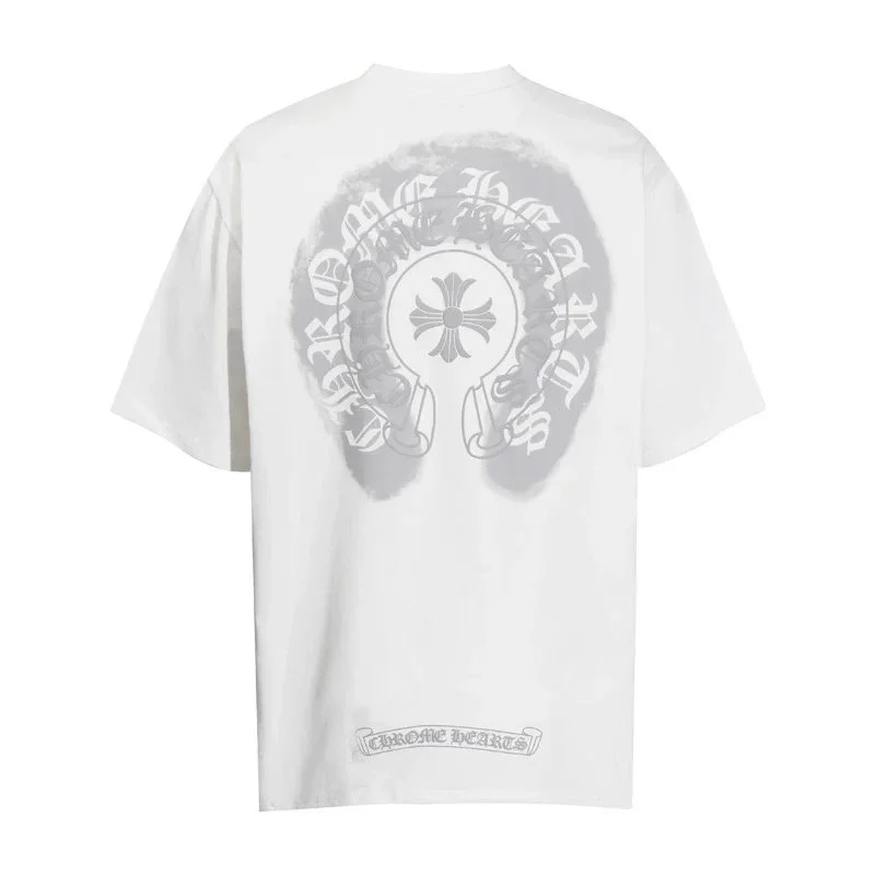 Chrome Hearts Chrome Hearts White Cross Print T-Shirt White - 1