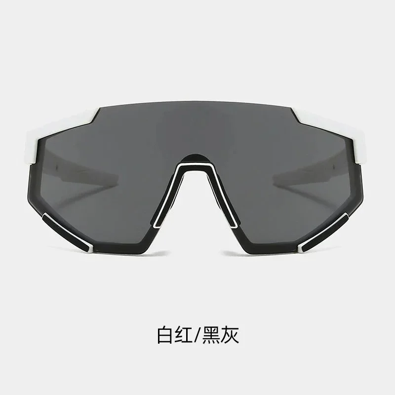 Other Unisex Polarized Sunglasses White/Black Grey Black - 1