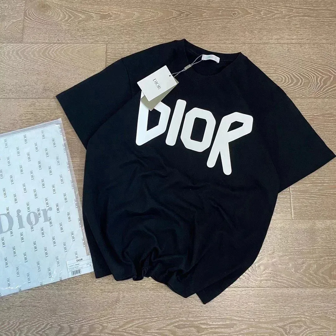 Dior Dior Black 'DIOR' Logo T-Shirt Black - 1