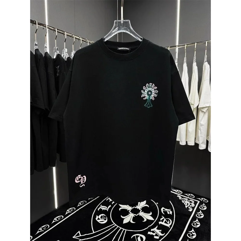 Chrome Hearts Chrome Hearts Black Embroidered T-Shirt Black - 1