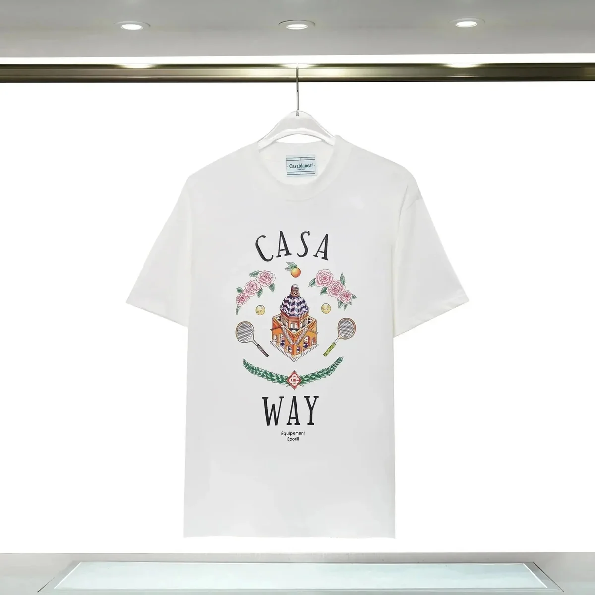 Casablanca Casablanca Casa Way White T-Shirt White - 1