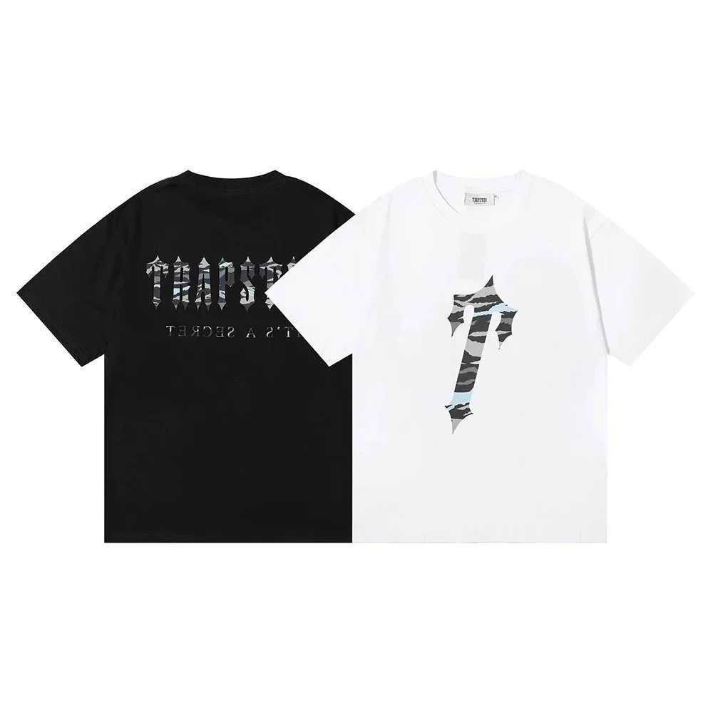 Trapstar Trapstar T-Shirt Camo Print Black/White Black - 1