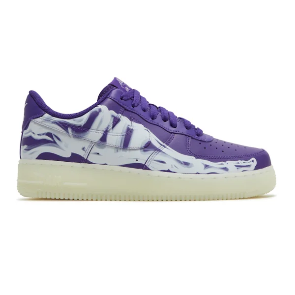 Nike Nike Air Force 1 Purple White Sneakers Purple - 1