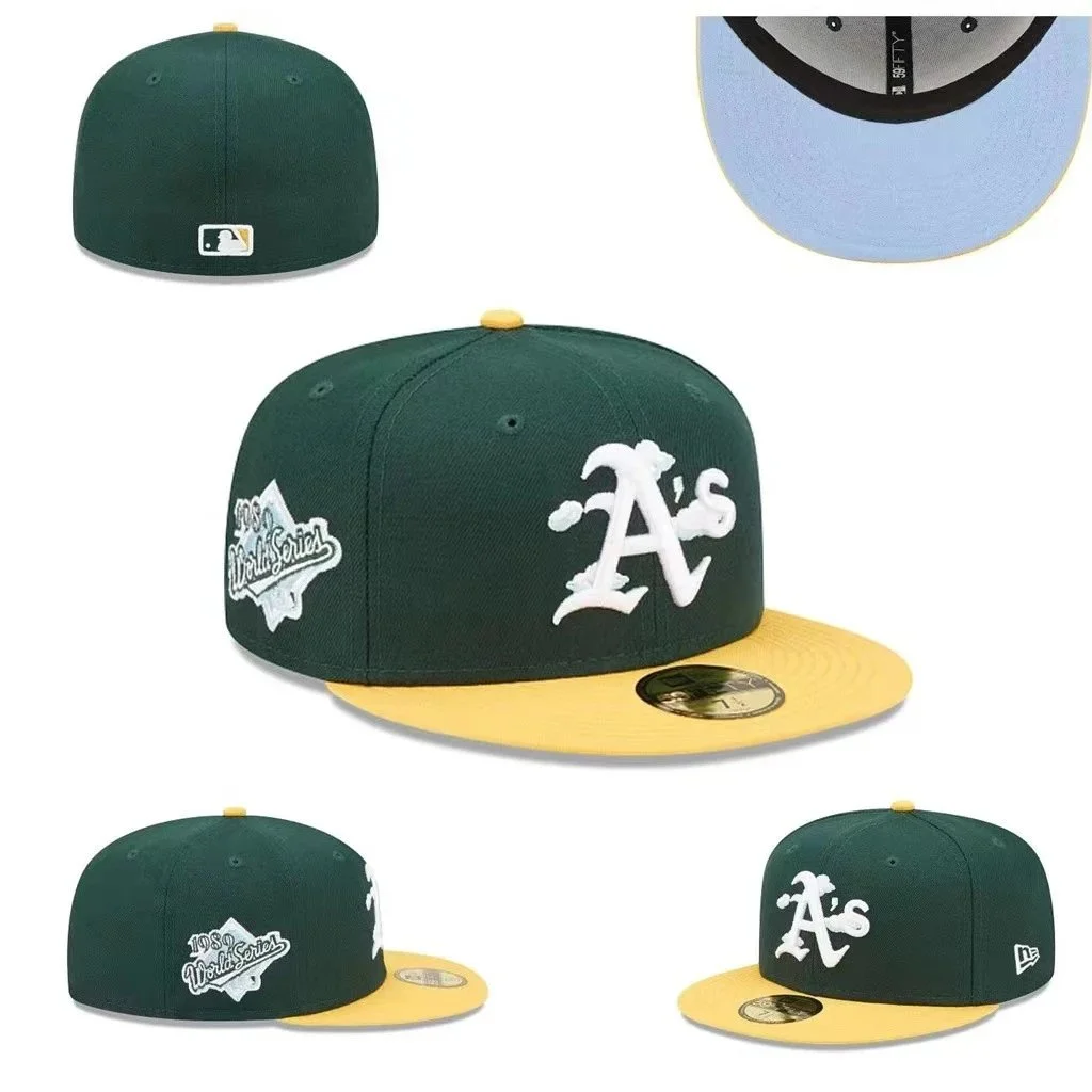 New Era New Era 59FIFTY Oakland Athletics Green/Yellow Cap Green