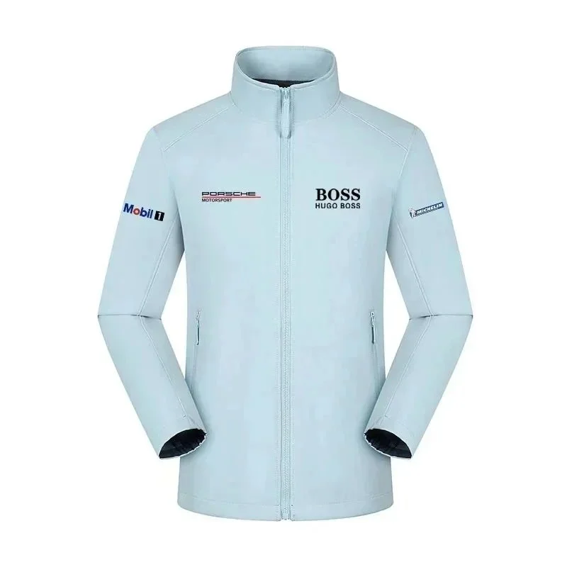 Hugo Boss Hugo Boss Porsche Motorsport BOSS Jacket Light Blue Blue - 1