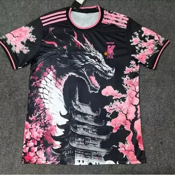 Adidas Adidas Japan Football Jersey Black/Pink Black - 1