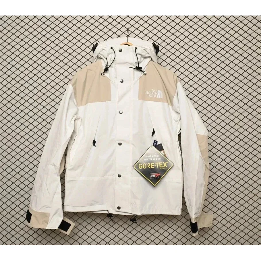 The North Face The North Face Nuptse White Beige Parka White - 1