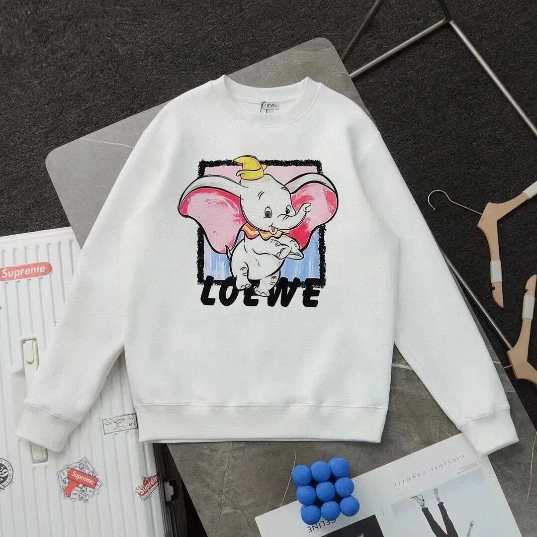 Loewe Loewe Dumbo Print White Sweatshirt White - 1