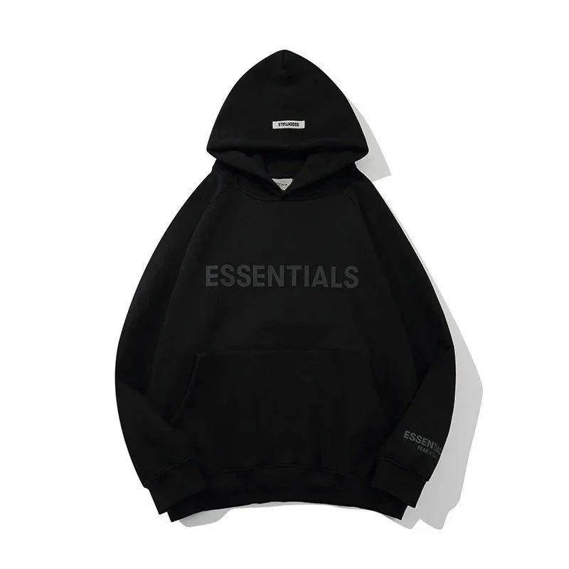 Fear of God Fear of God Essentials Black Hoodie Black - 1