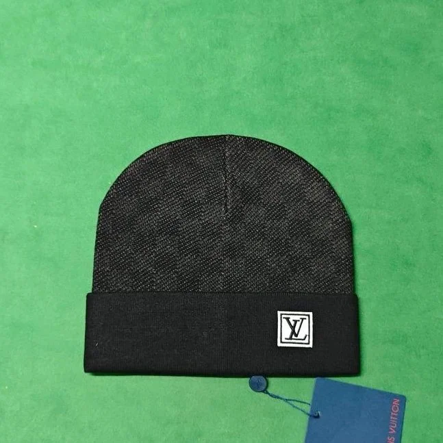Louis Vuitton Beanie Black Headwear