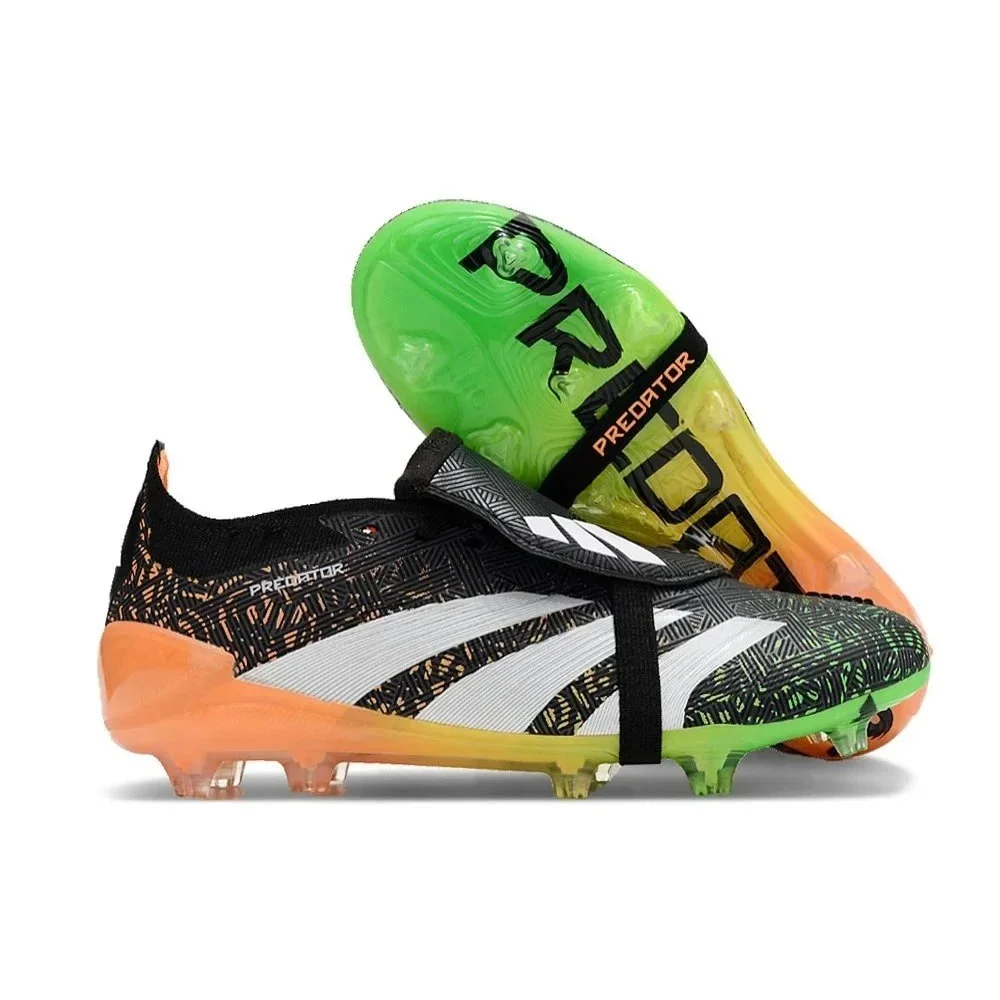 Adidas Adidas Predator Football Cleats Black/White/Green Black - 1