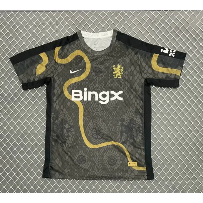 Nike Nike Chelsea FC Snake Jersey Football Shirt Black - 1