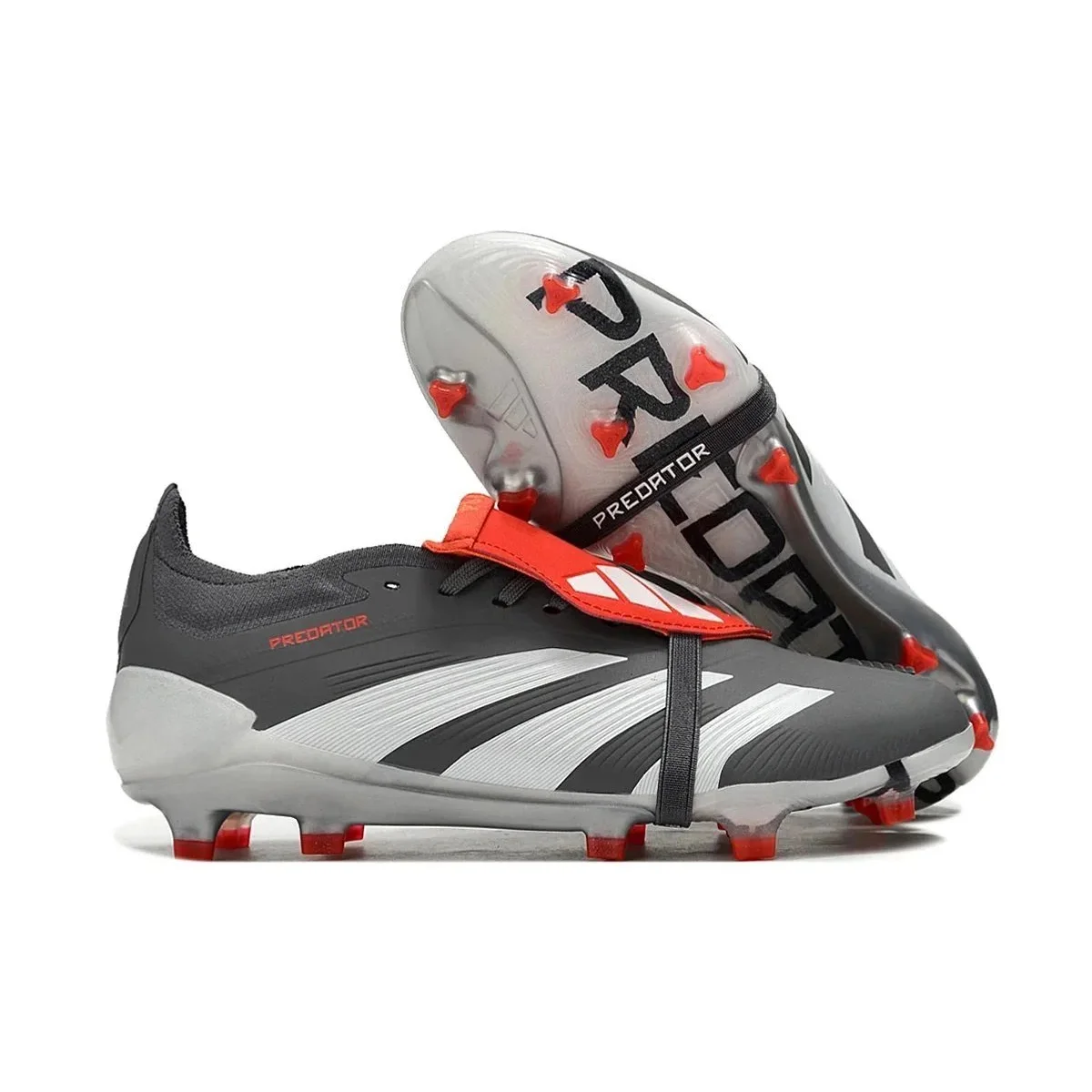 Adidas Adidas Predator Football Cleats Black/White/Red Black - 1