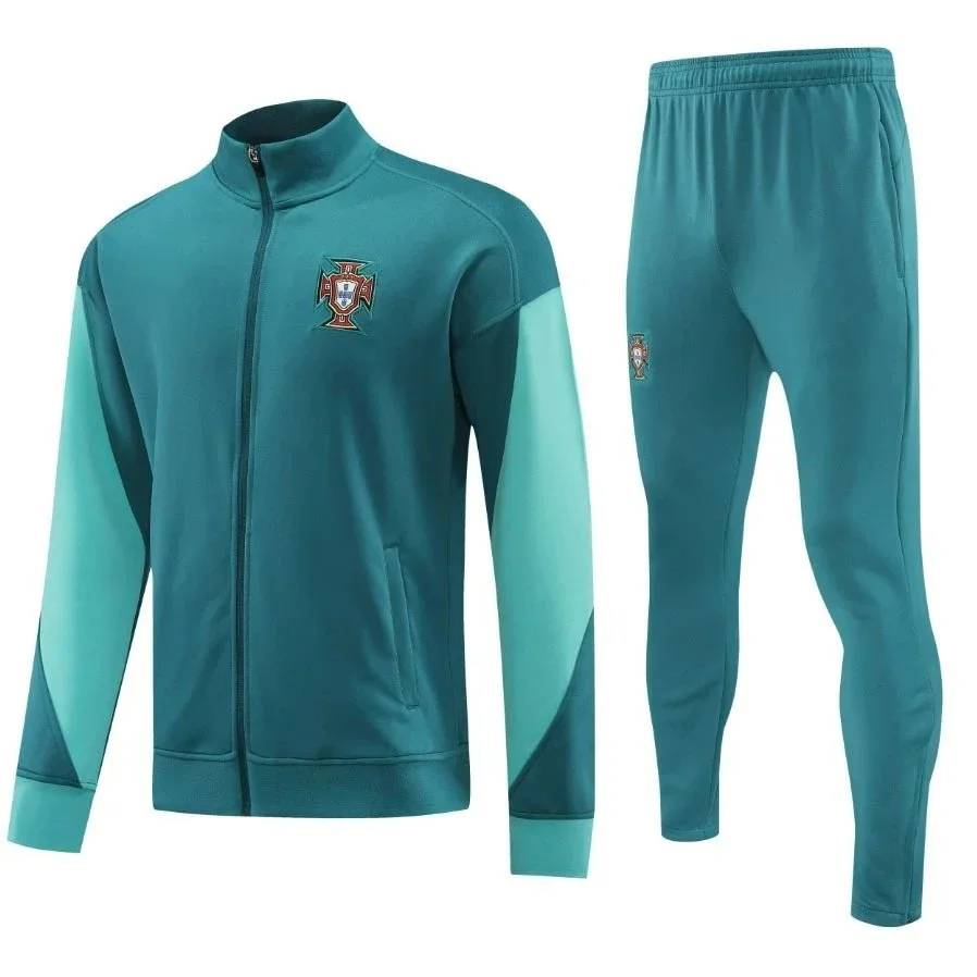 Other Tracksuit Set Teal Portugal Football Jersey Style Multicolor - 1