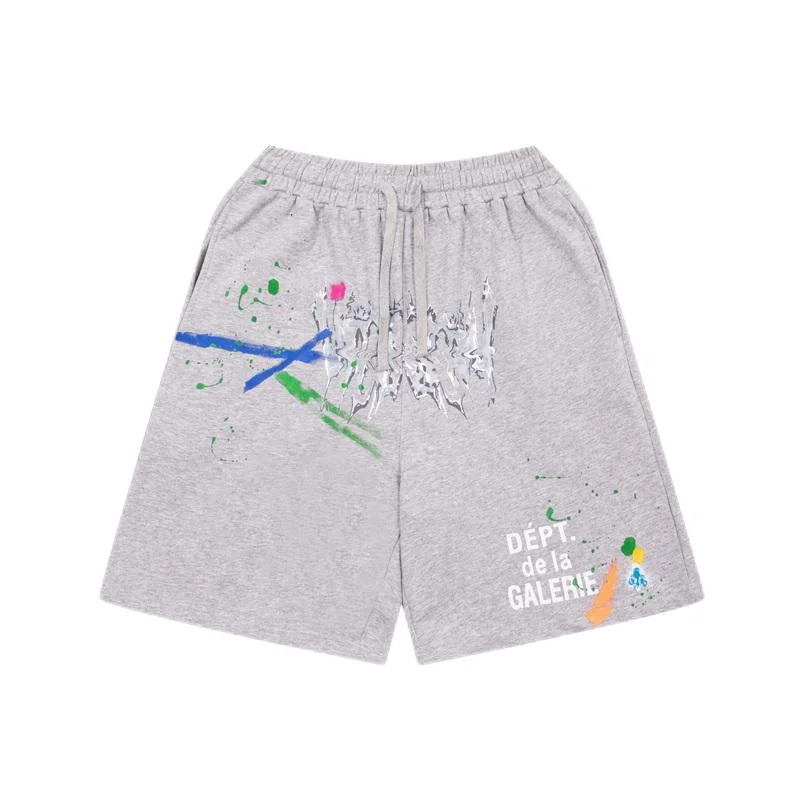 Gallery Dept. Gallery Dept. DEPT. de la GALERIE Grey Splatter Shorts Grey - 1