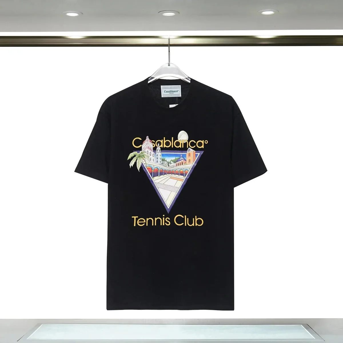 Casablanca Casablanca Tennis Club Black T-Shirt Black - 1