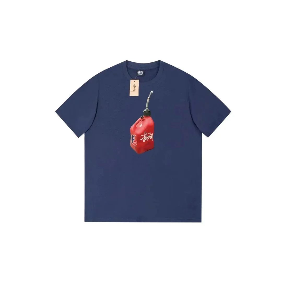 Stussy Stussy Red Fuel Can T-Shirt Navy Navy - 1