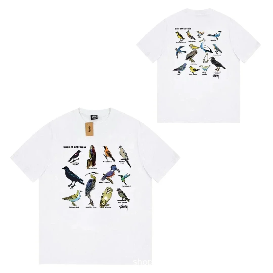 Stussy Stussy Birds of California White T-Shirt White - 1