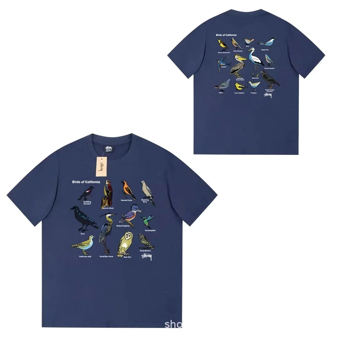 Stussy Stussy Birds of California T-Shirt Navy Navy - 1