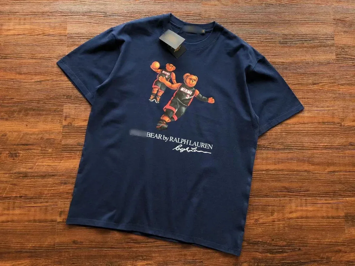 Polo Ralph Lauren Ralph Lauren Bear by RL Basketball T-Shirt Navy Navy - 1