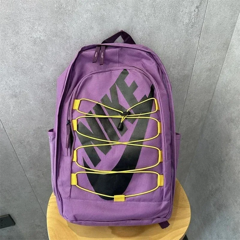 Nike Nike Purple Backpack with Yellow Accents Purple - 1